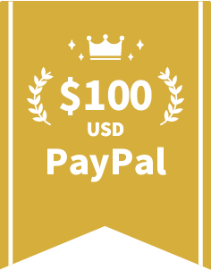 Paypal 100USD