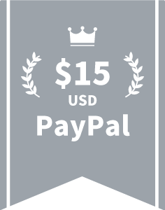 Paypal 15USD